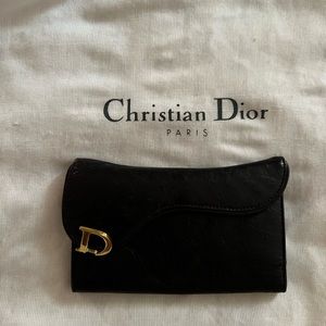 Vintage Leather Christian Dior Wallet
